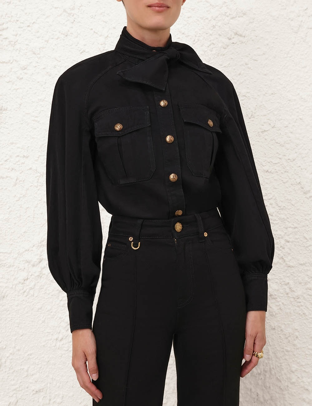 お歳暮 のし Zimmermann ILLUSTRATION RAGLAN SHIRT | zimmermann | REVERSIBLE トップス