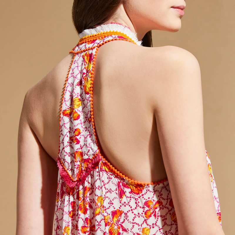 Women Long Dress Iris Lace- Vilebrequin x Poupette St Barth 8