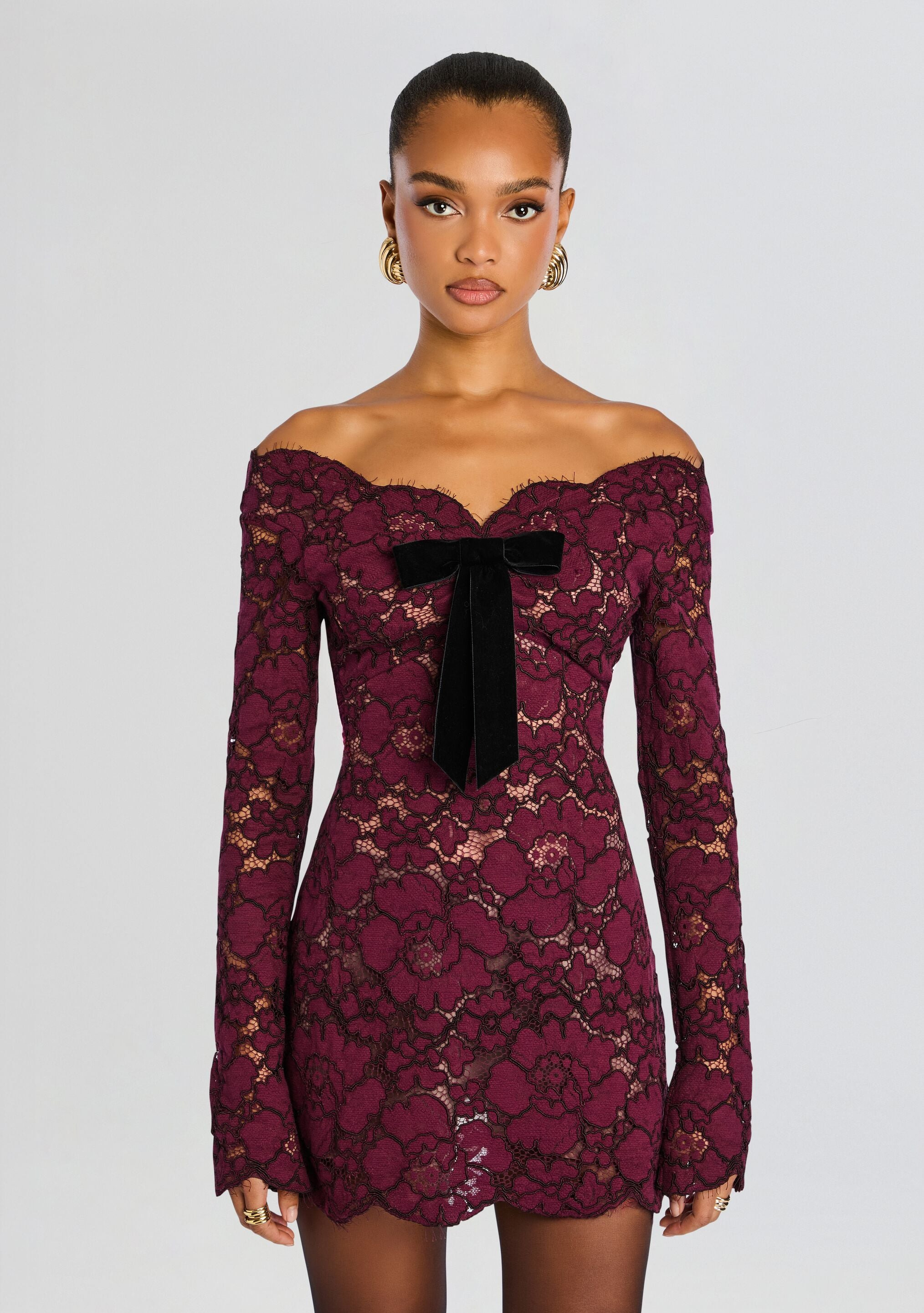 PERDITA LACE DRESS - 5