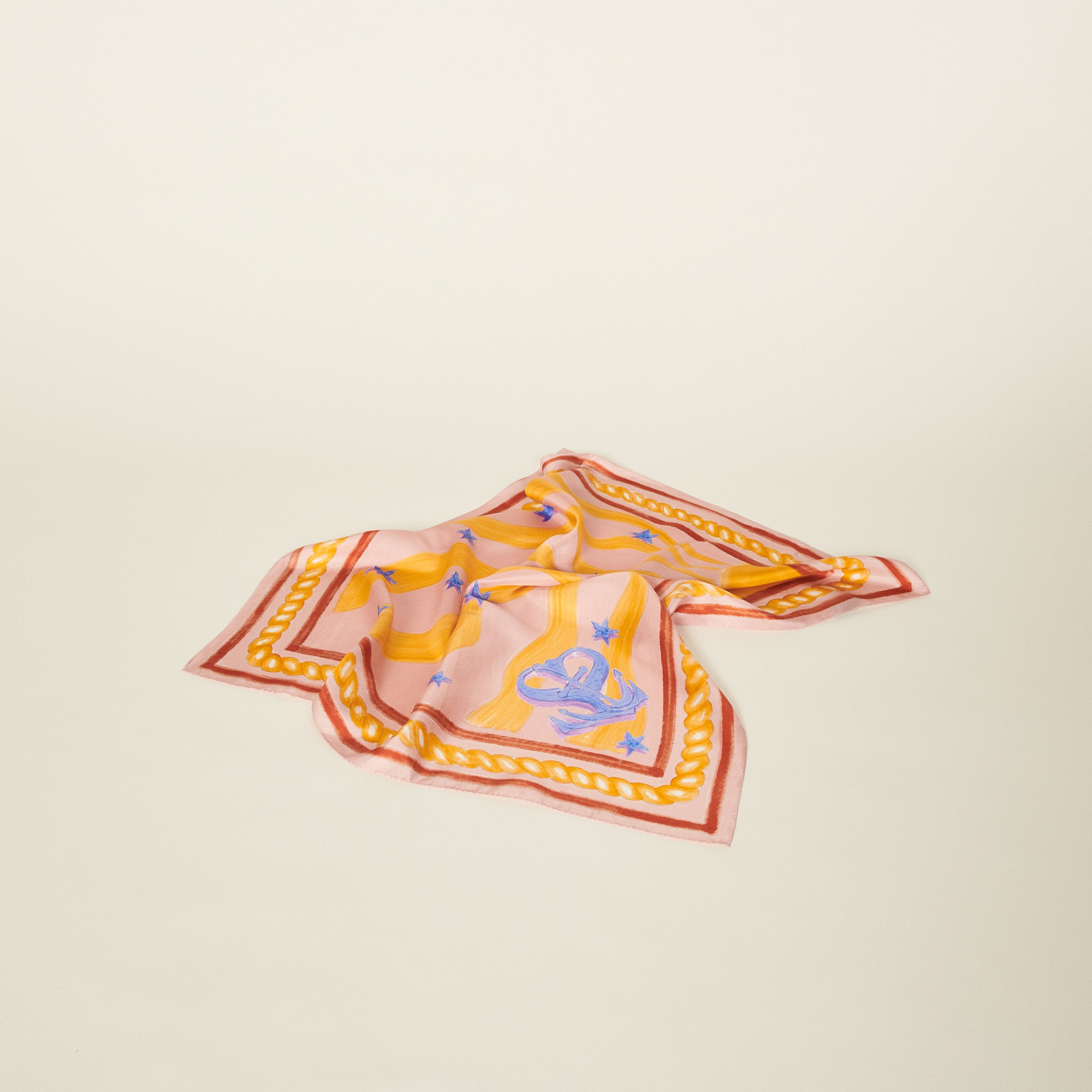 Printed silk scarf - 2