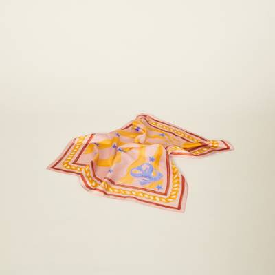 Sandro Printed silk scarf outlook