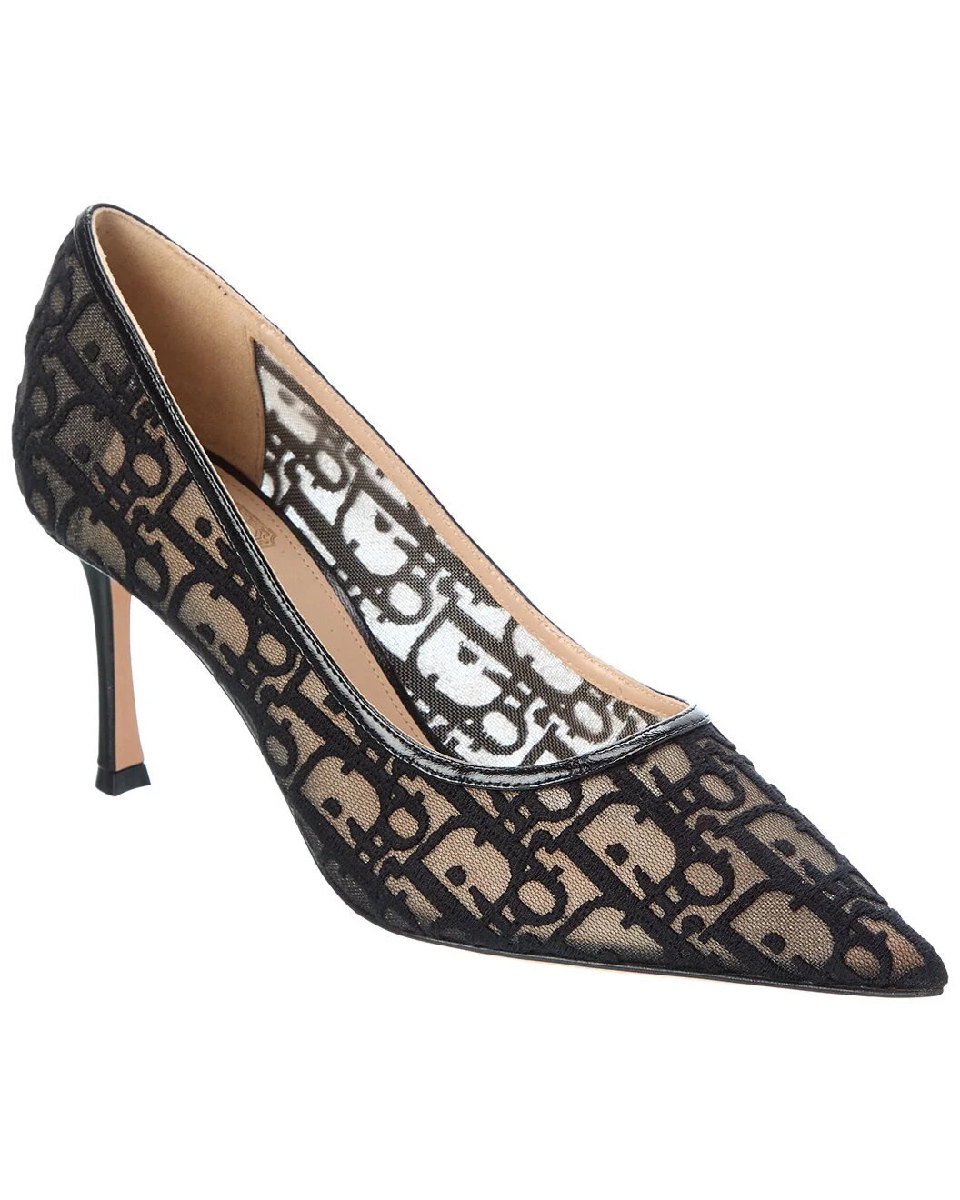 Dior Adiorable Mesh & Leather Pump - 1