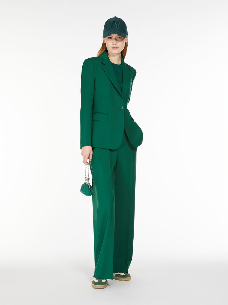 WEEKEND Max Mara LAMINE Natural stretch wool blazer outlook