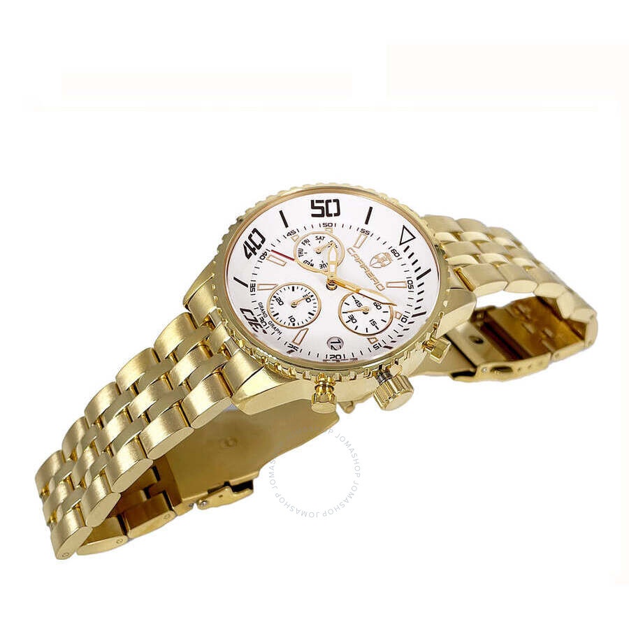 Torino Carrero - Torino Carrero GrandGraph Chronograph Quartz White Dial Men's Watch C1G4343WTJ - 2