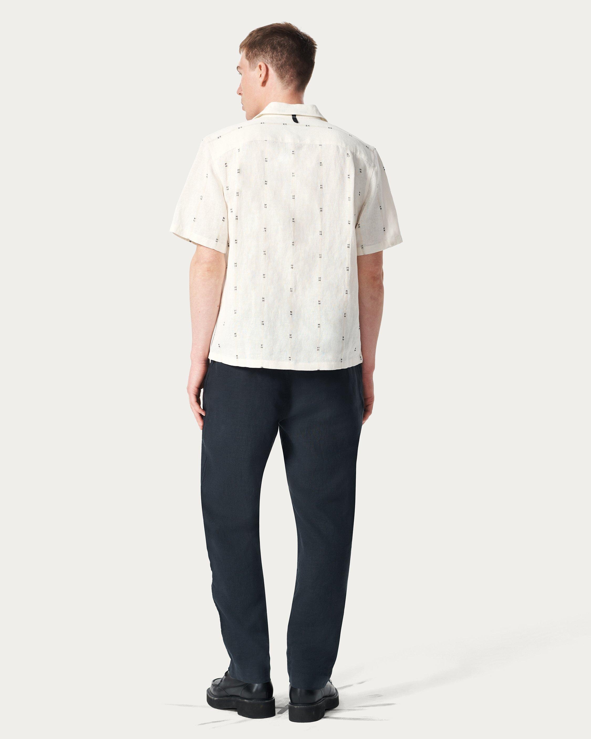 Avery Embroidered Camp Shirt - 6