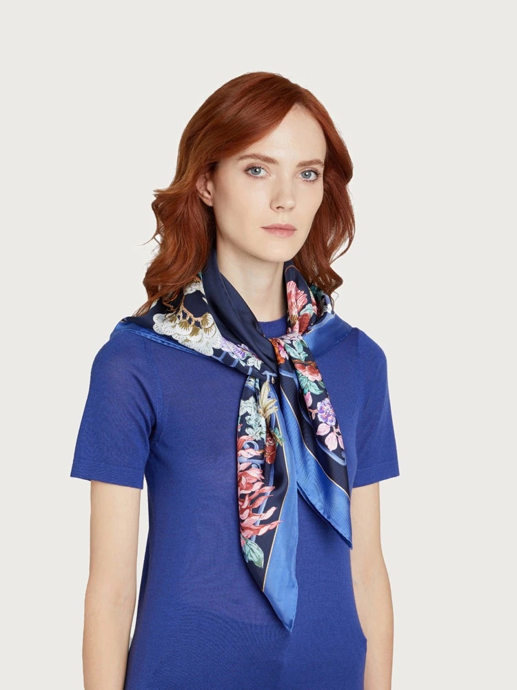CERAMIC PRINT SILK SCARF - 2
