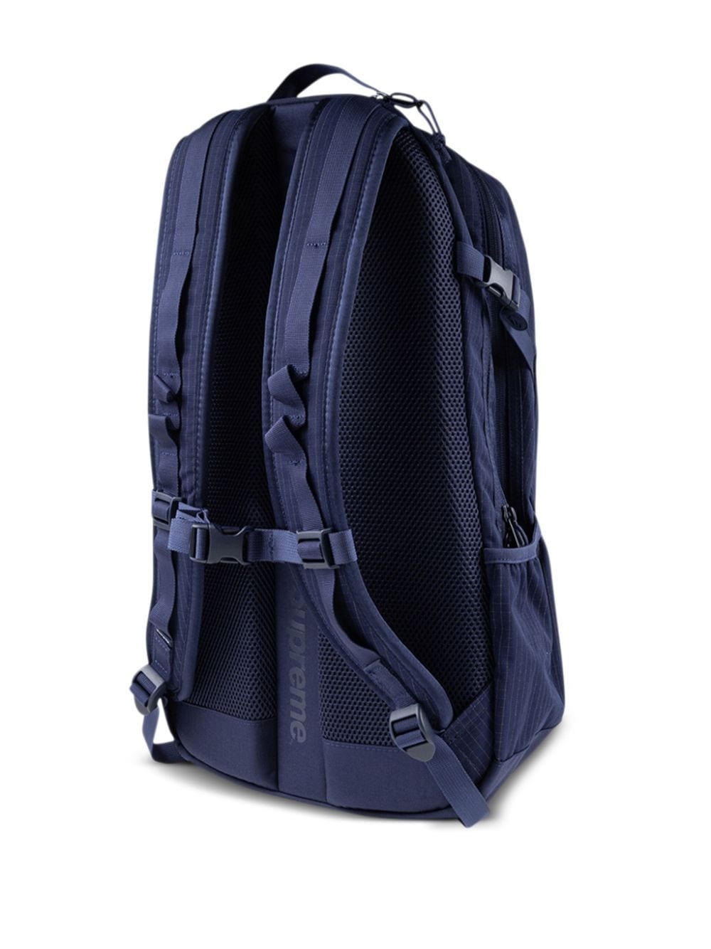 logo-print nylon backpack - 2