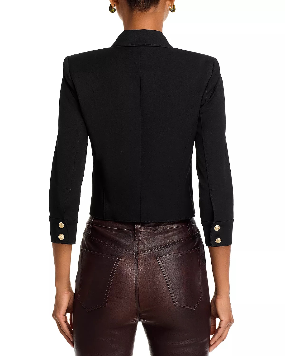 Kumi Button Front Crop Jacket - 3