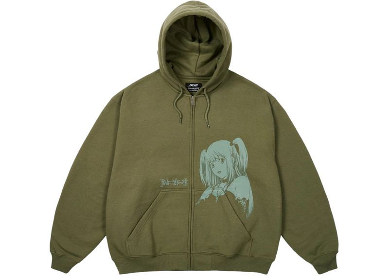 PALACE Palace Misa Zip Hood The Deep Green outlook