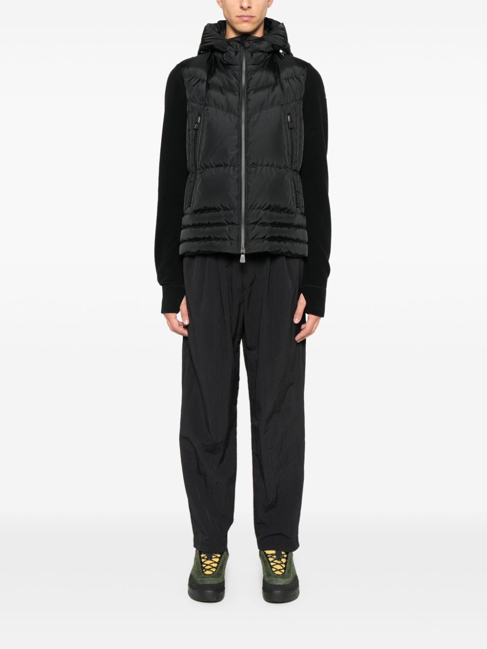 quilted-panelled jacket - 2