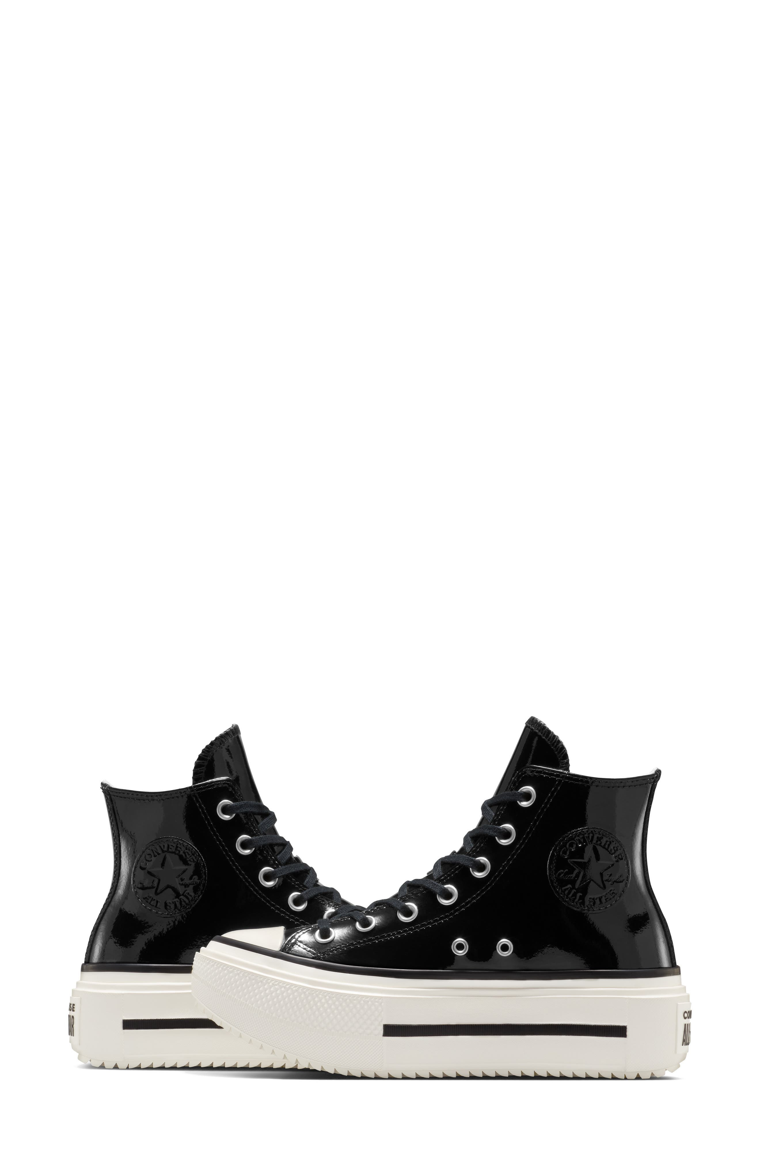 Converse Gender Inclusive Chuck Taylor All Star Lift Double Stack High Top Leather Platform Sneaker  - 5