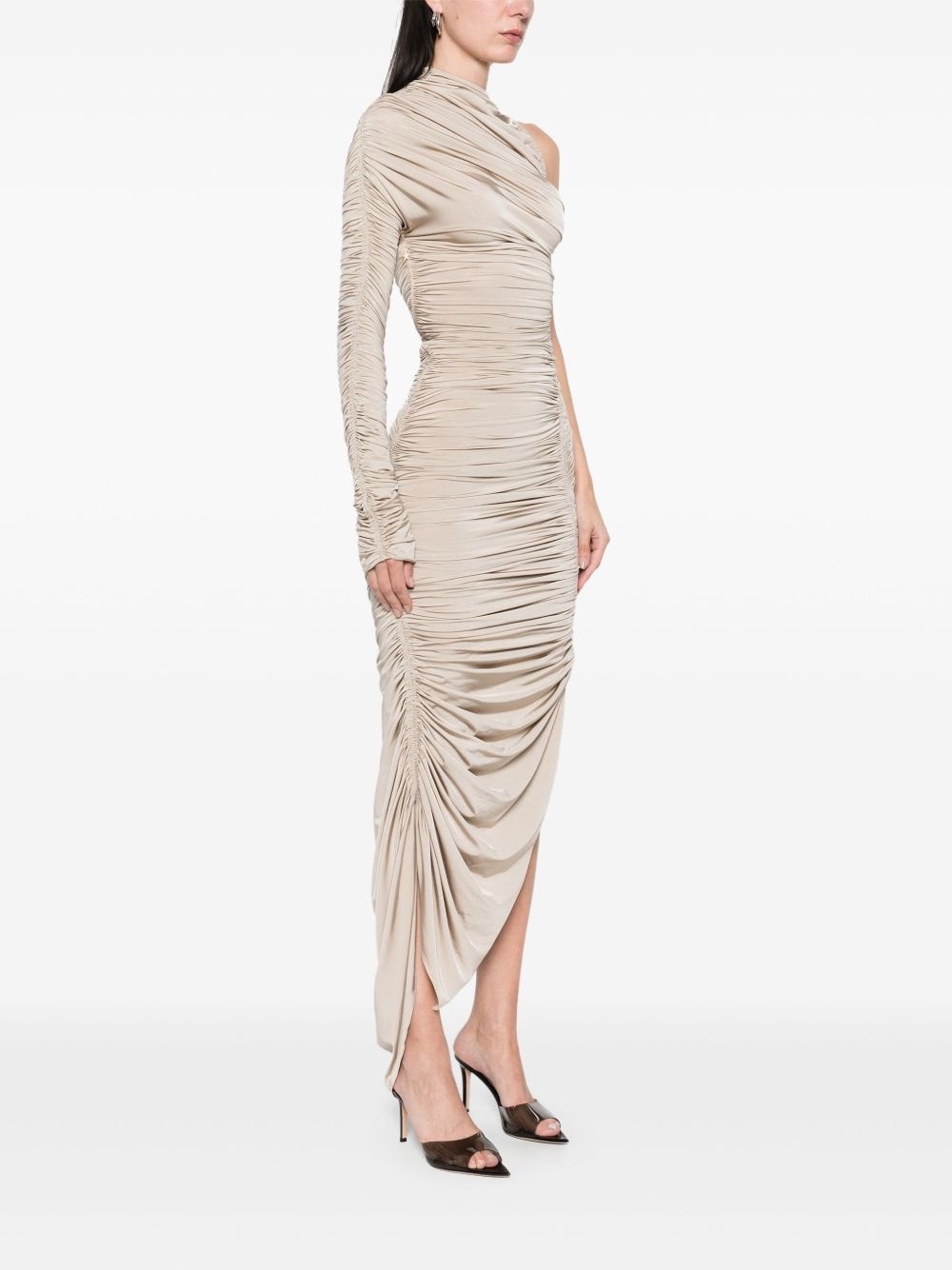 asymmetrical maxi dress - 3