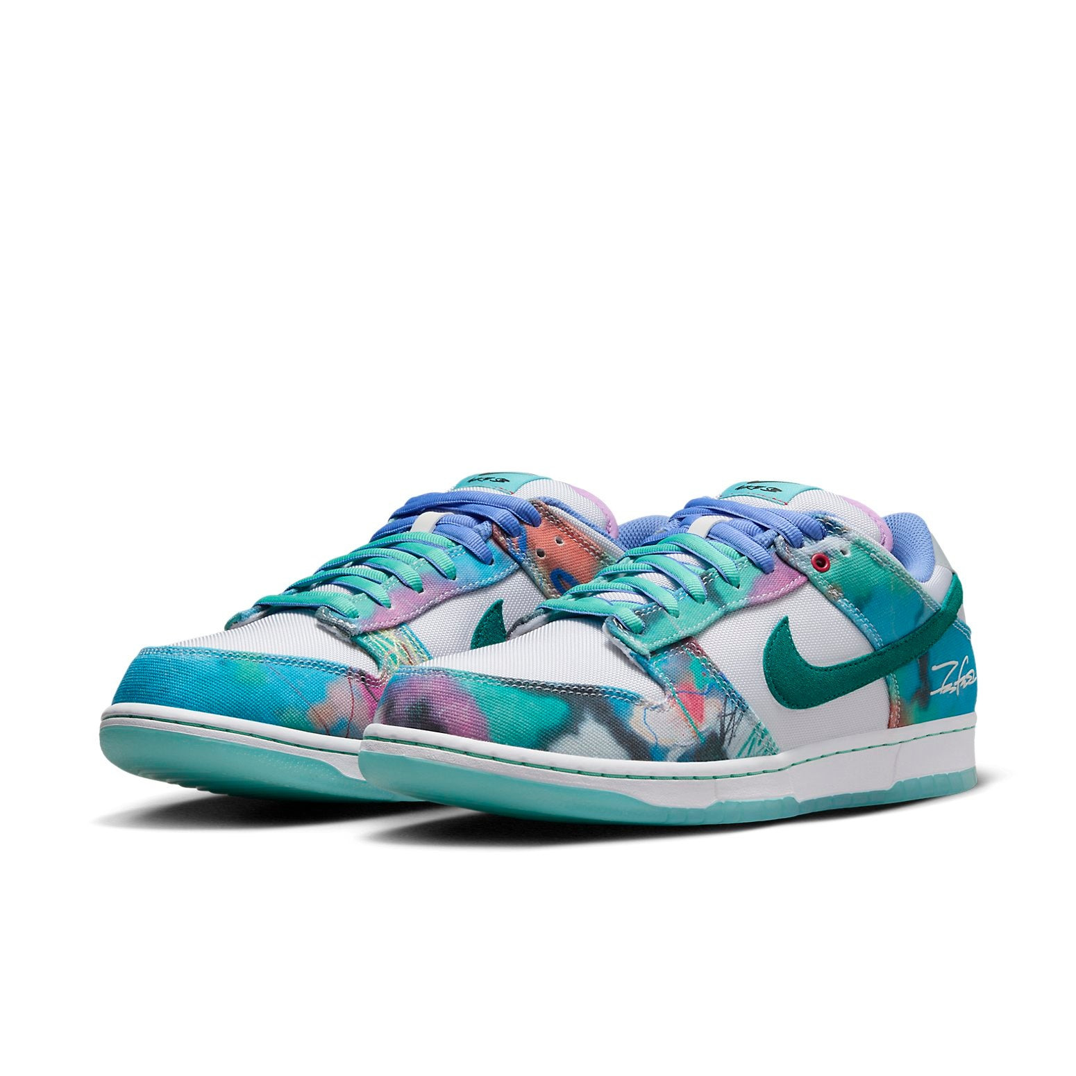Nike x Futura Laboratories SB Dunk Low 'Bleached Aqua' HF6061-400 - 3