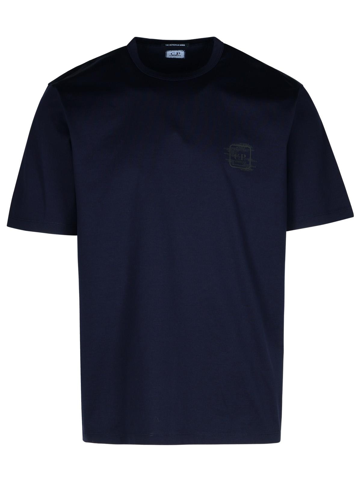 C.P. Company Blue Cotton T-Shirt Man - 1