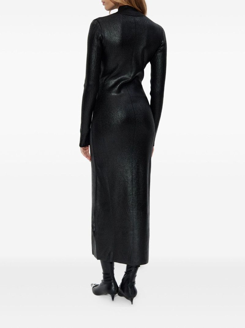 logo-detail ribbed dress 3