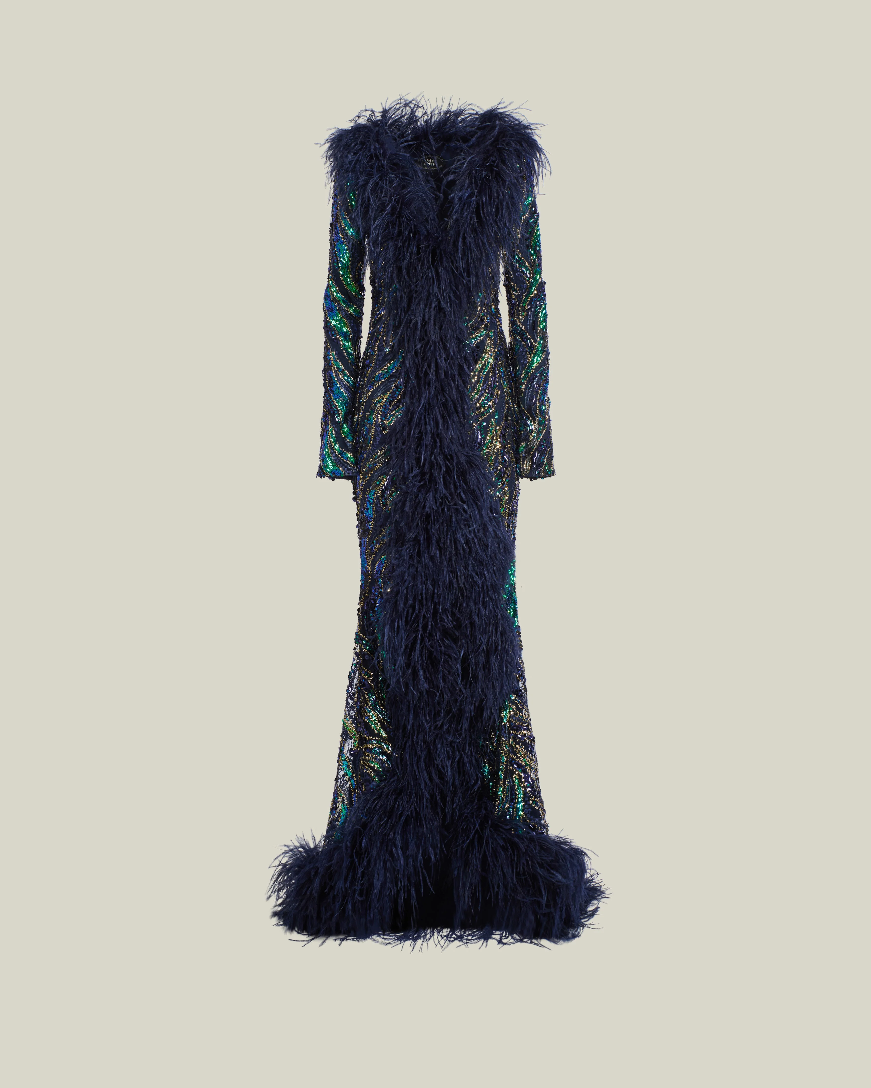 Hollywood Disco Gown in Multicolor - 1