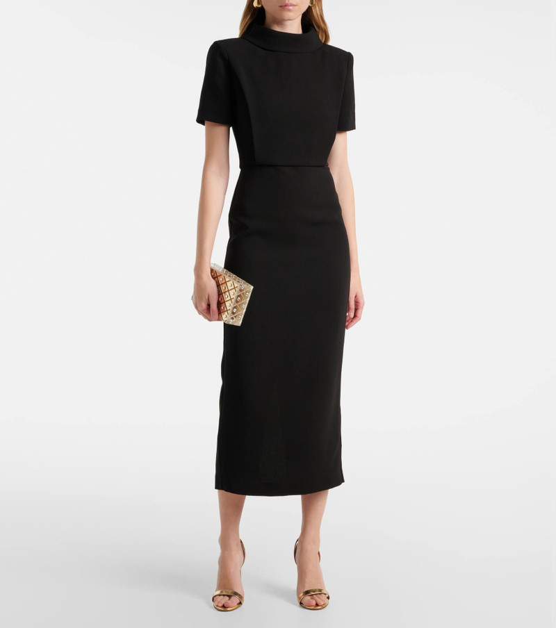 ROLAND MOURET Cady midi dress outlook