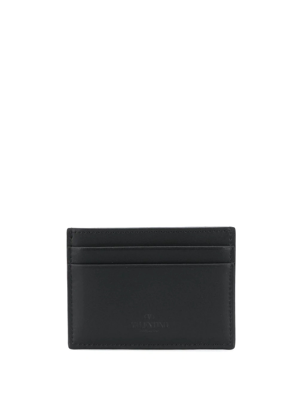 Want print leather cardholder - 2