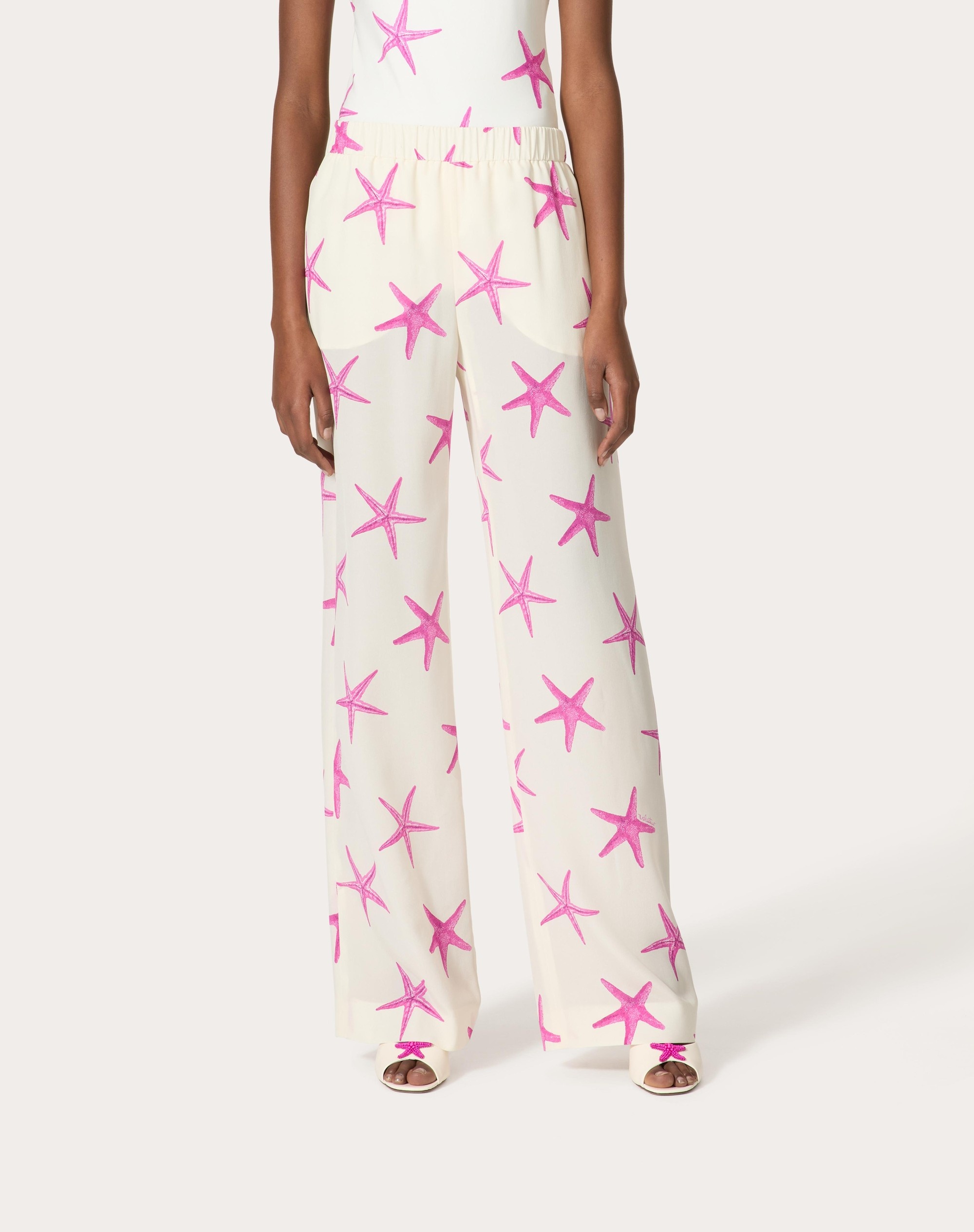 STARFISH CREPE DE CHINE PANTS - 3