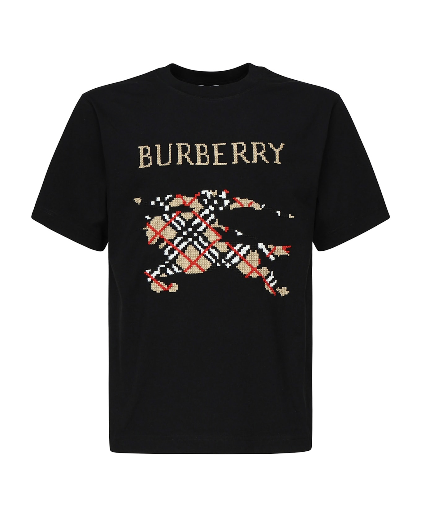 T-shirt With Cross-stitch Ekd - 1
