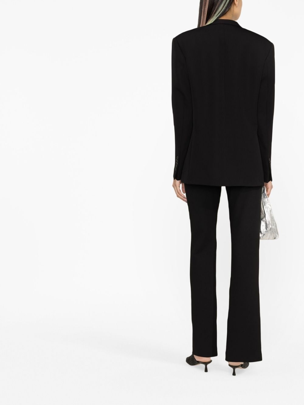 double-breasted wool blazer - 4