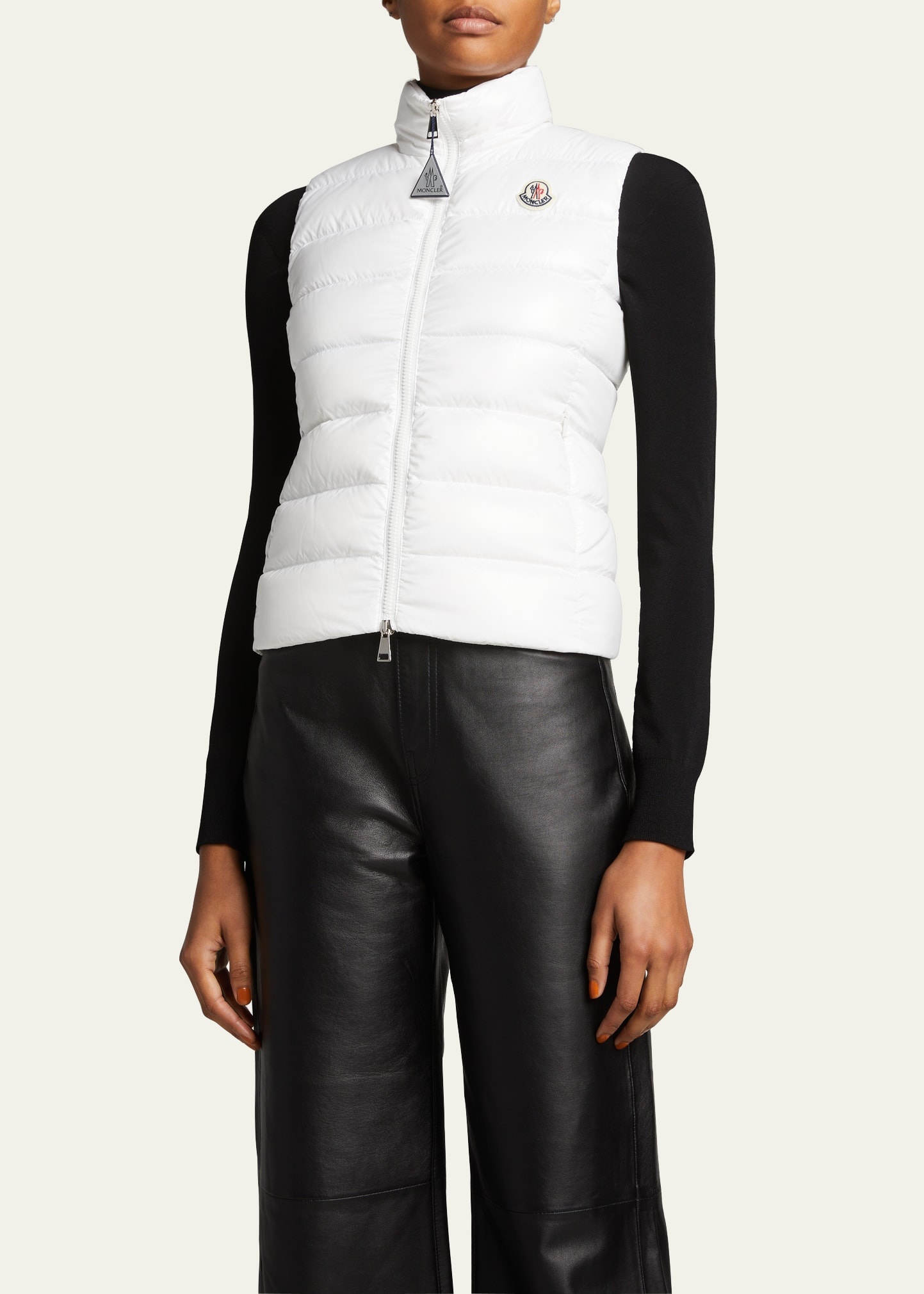 Ghany Shiny Quilted Puffer Vest - 4