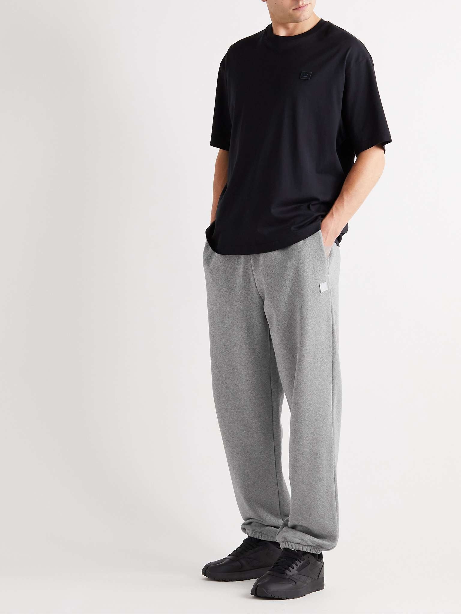 Tapered Logo-Appliquéd Cotton-Jersey Sweatpants - 2