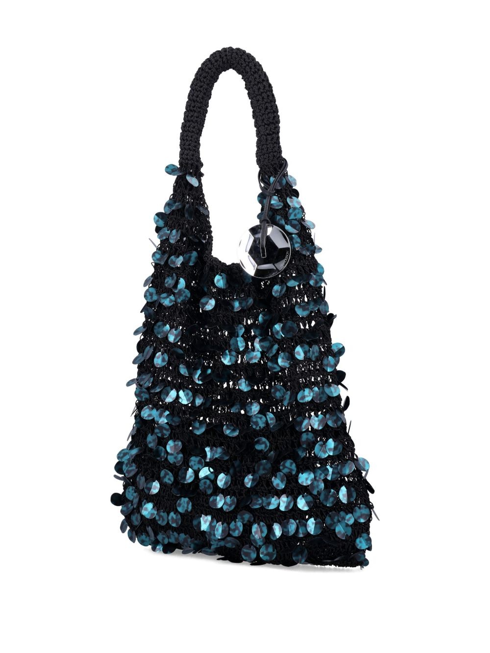 sequin-embellished tote bag - 4