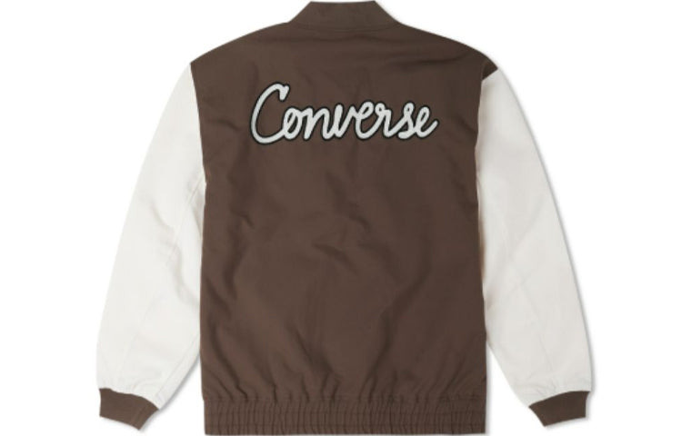 Converse Chain Stitch Woven Jacket 'Earthy Brown' 10025514-A01 - 2