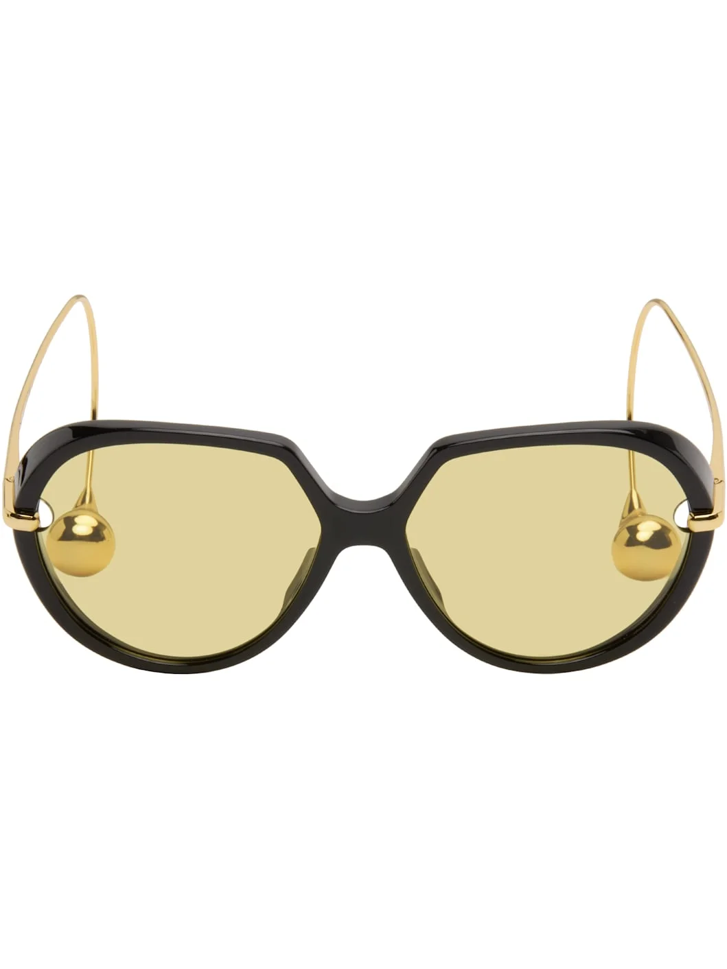 Black Drop Squared Sunglasses - 1