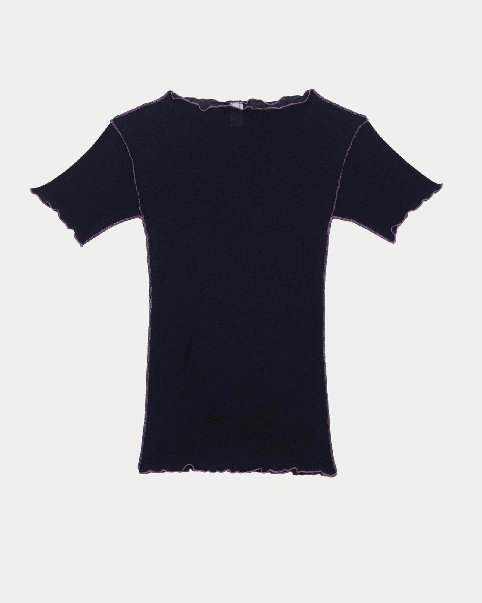 Vein Tee Shirt - Fine Organic Cotton Rib - 5