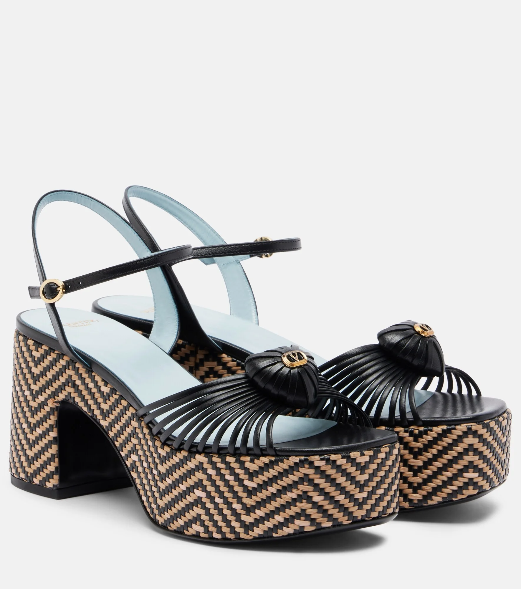 Cœur Royal leather platform sandals - 1