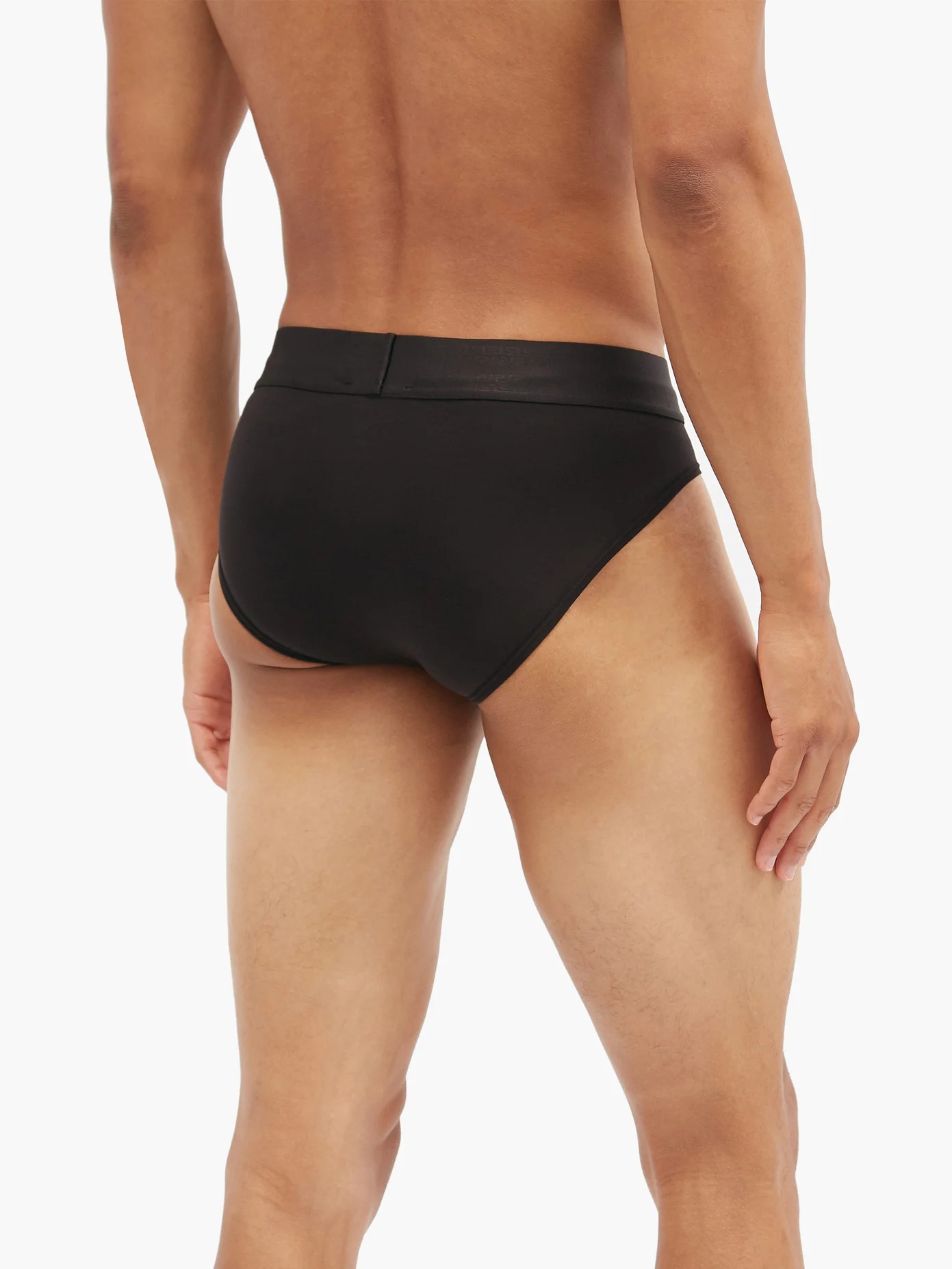 Logo-jacquard modal-blend jersey briefs - 3