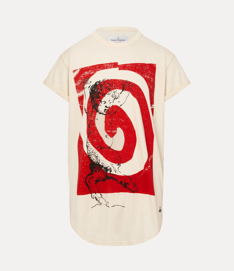 SWIRL LONGLINE T-SHIRT 1