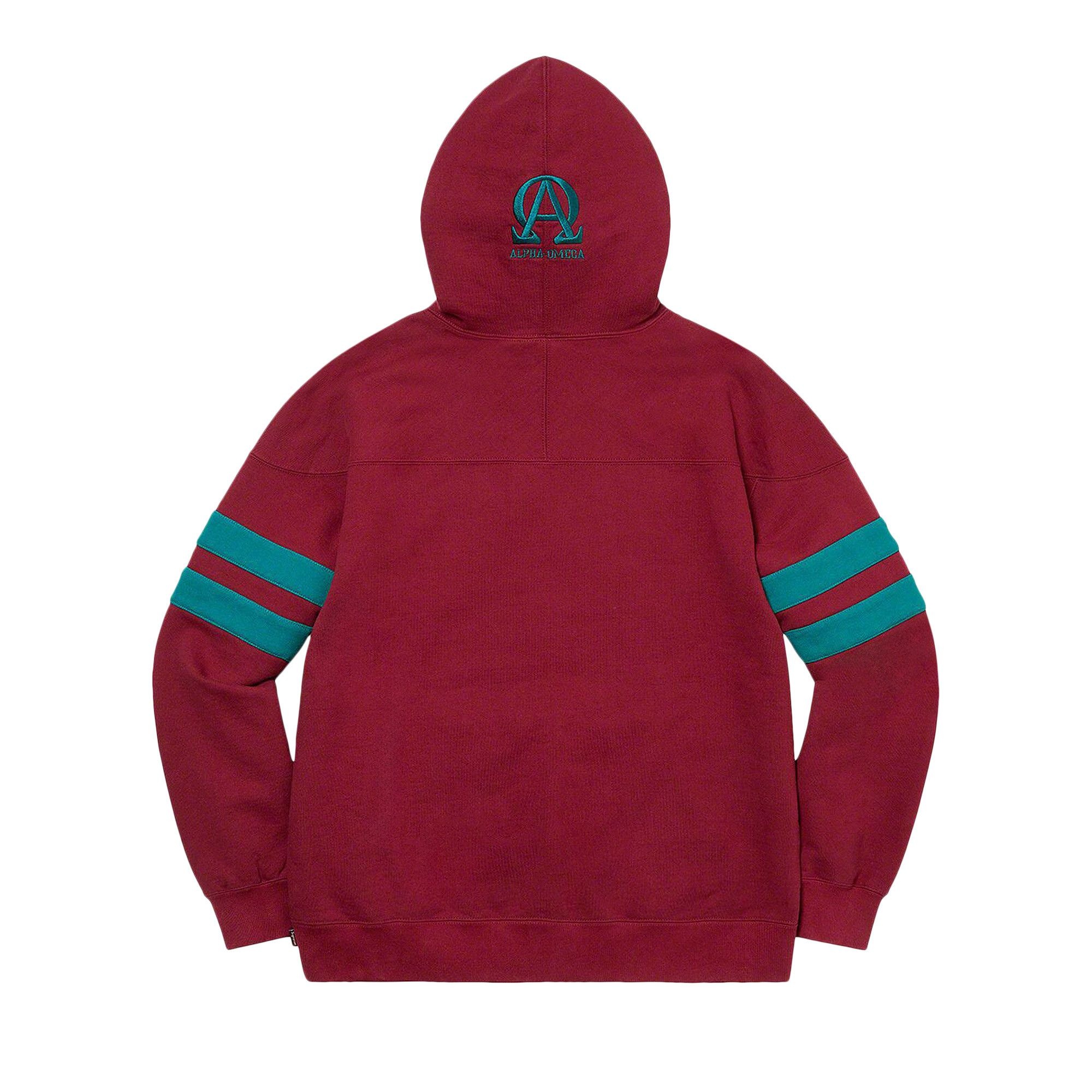 Supreme US-NY Hooded Sweatshirt 'Cardinal' - 2