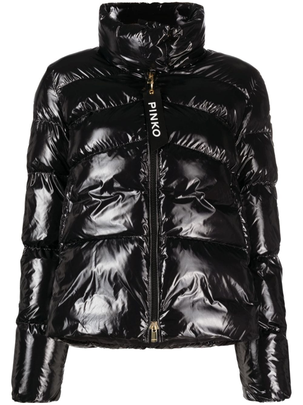 high-neck puffer jacket - 1
