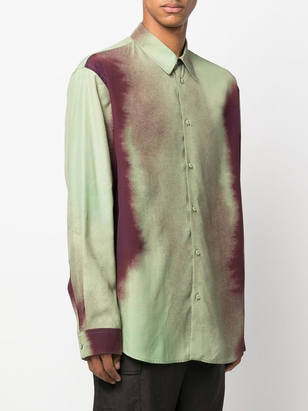 tie-dye long-sleeve shirt - 3