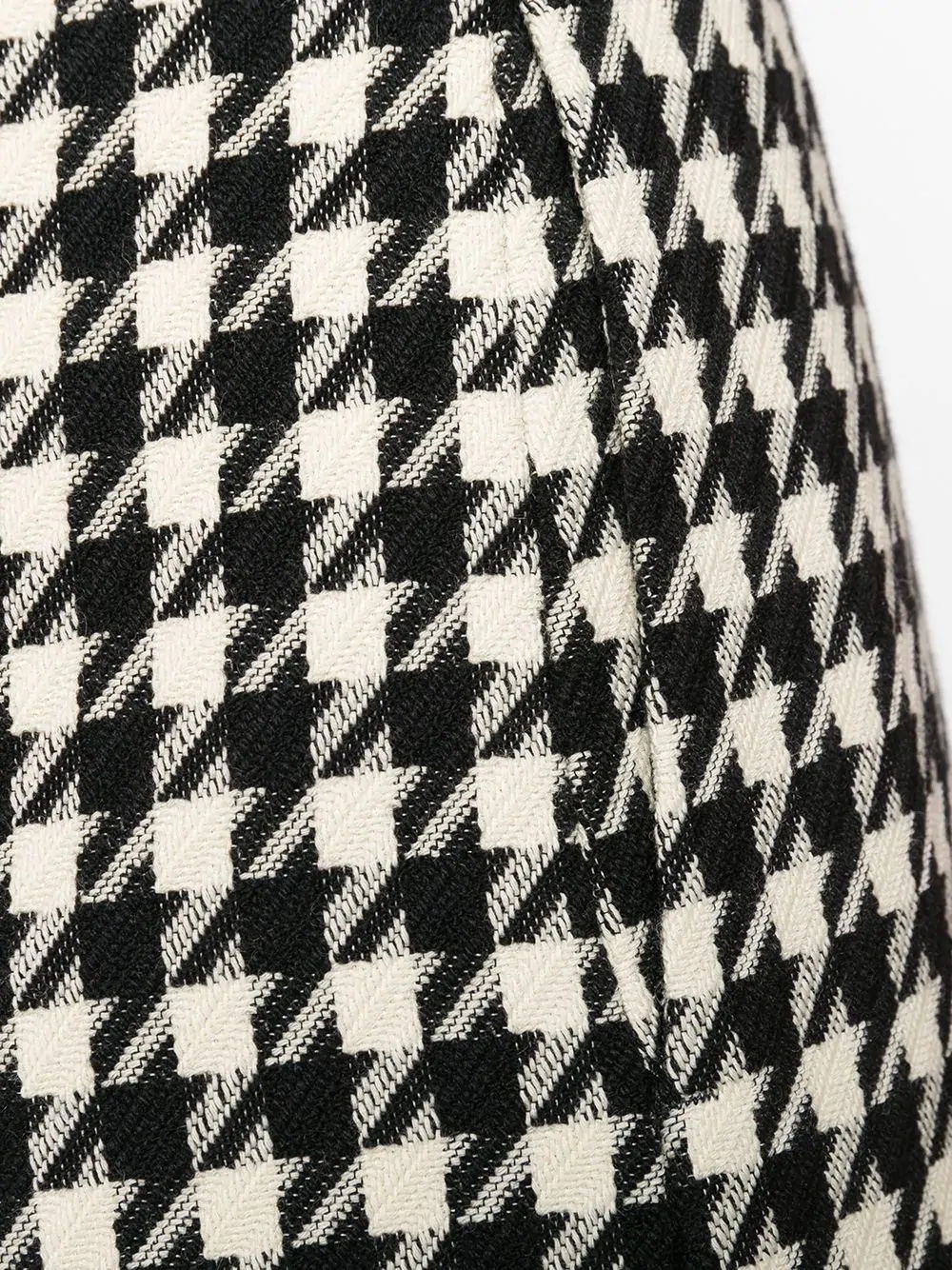 houndstooth print cropped trousers - 5