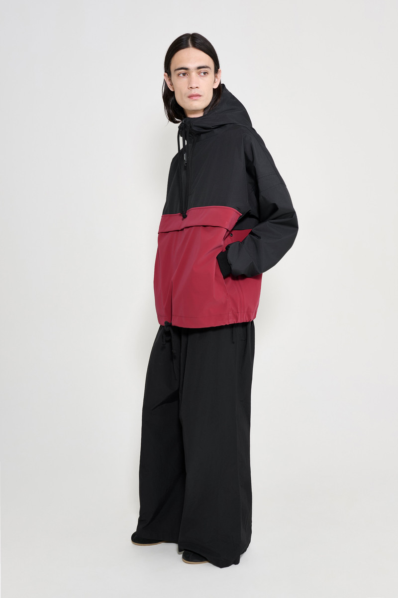 Forsa Two-Tone Matte Anorak Black/Burgundy 4