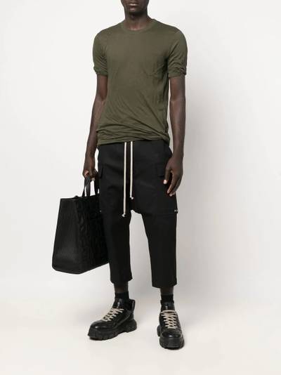 Rick Owens cropped cargo trousers outlook