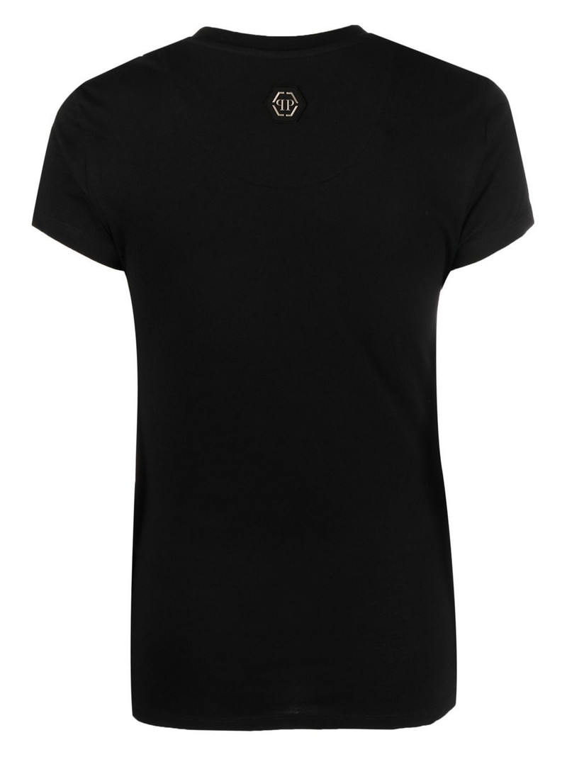 PHILIPP PLEIN monogram teddy-print T-shirt outlook