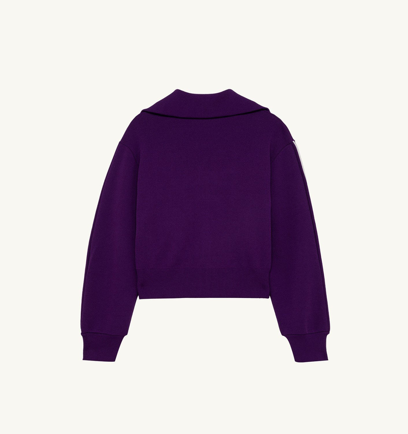 KNITTED TENNIS VISCOSE ZIP JACKET WOMAN - 3