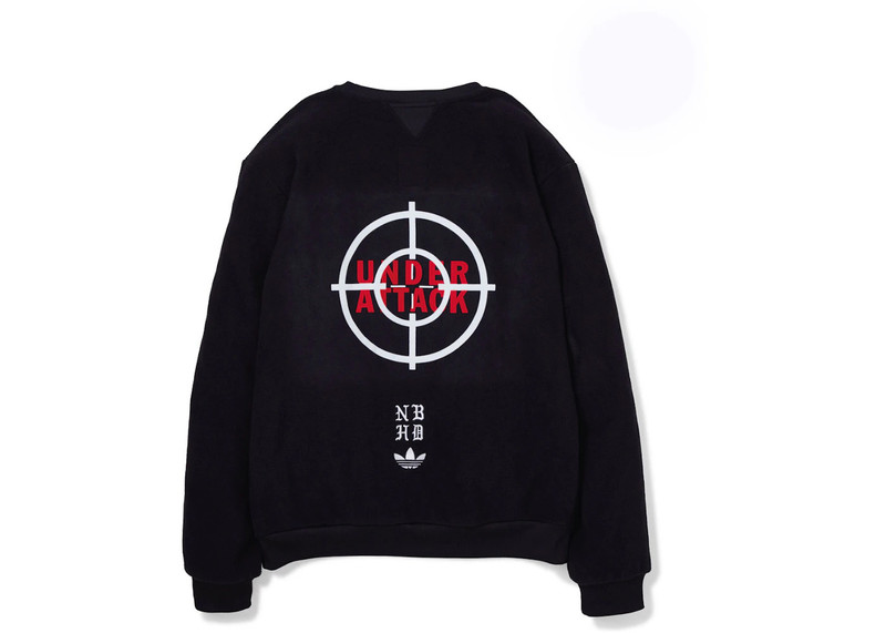 adidas adidas Neighborhood Crewneck Sweatshirt Black outlook