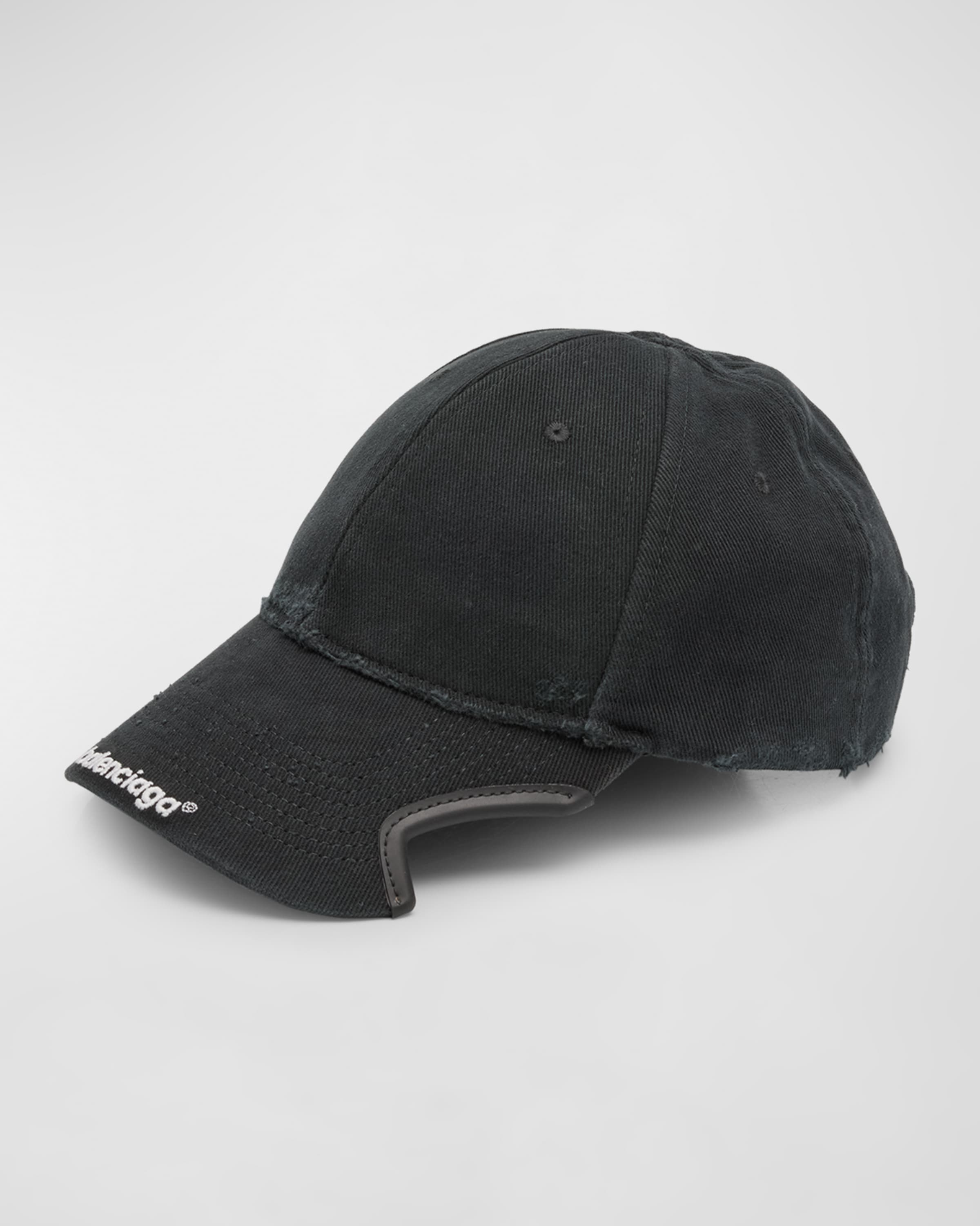 Men's Distressed Baseball Cap - 1