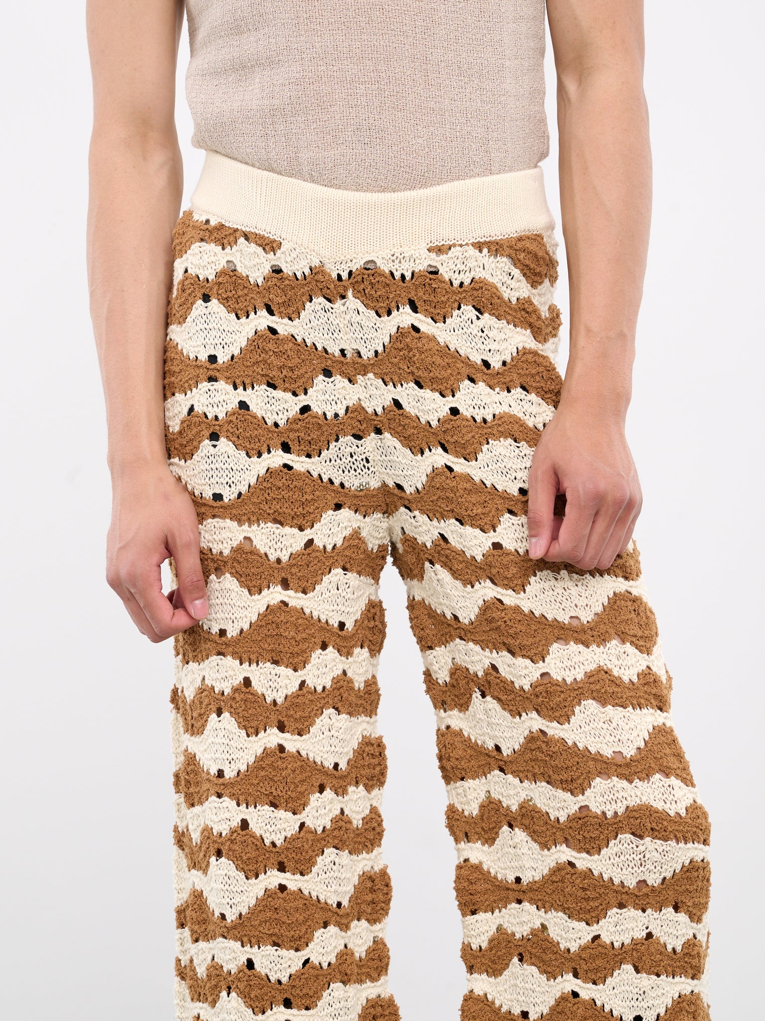 Knit Loose Pants - 4
