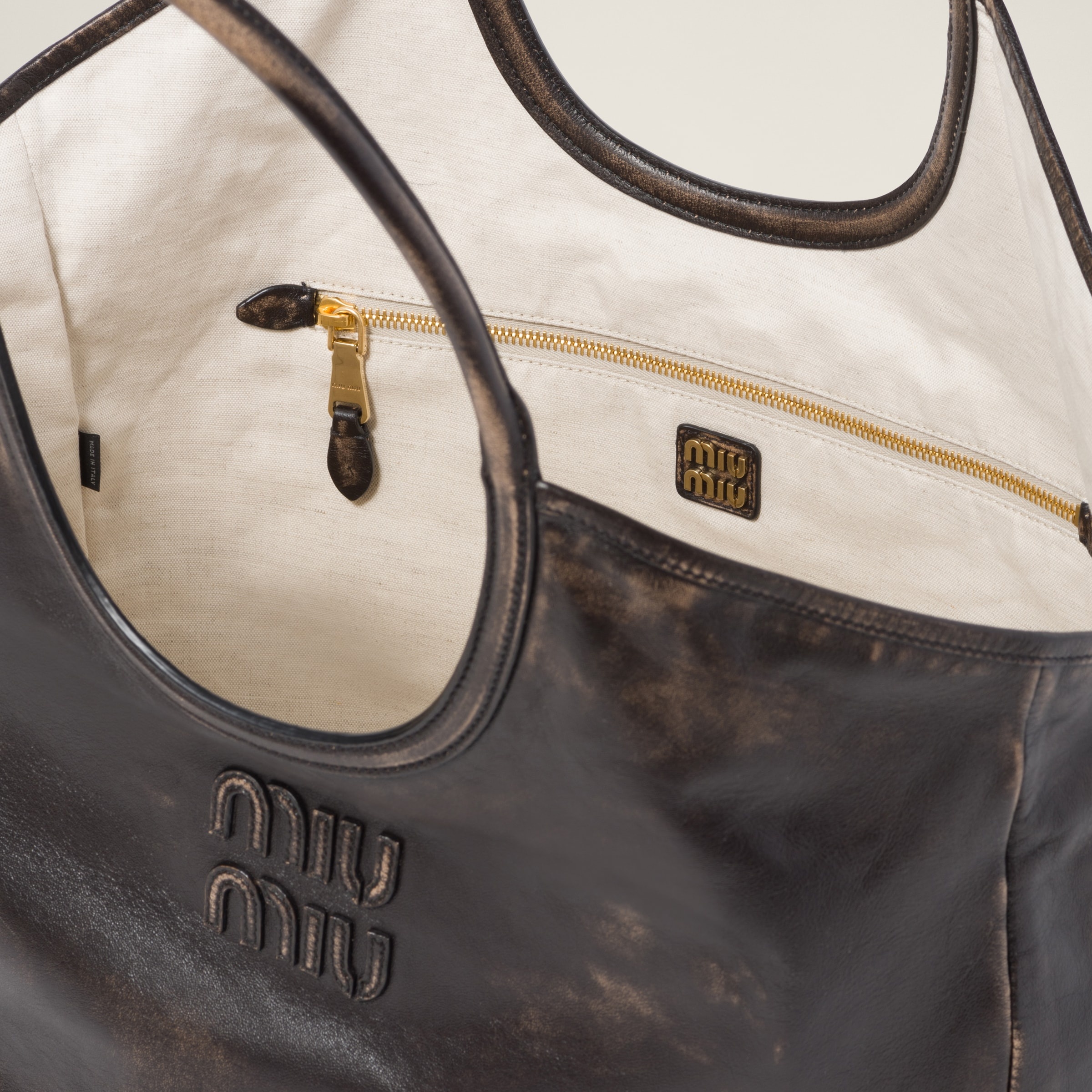 Leather tote bag - 6
