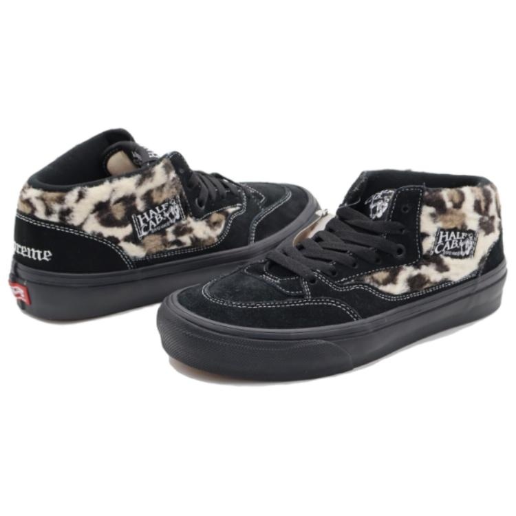 Vans Half Cab x Supreme Leopard Half Cab 'Black' VNOA5KYABMA - 4