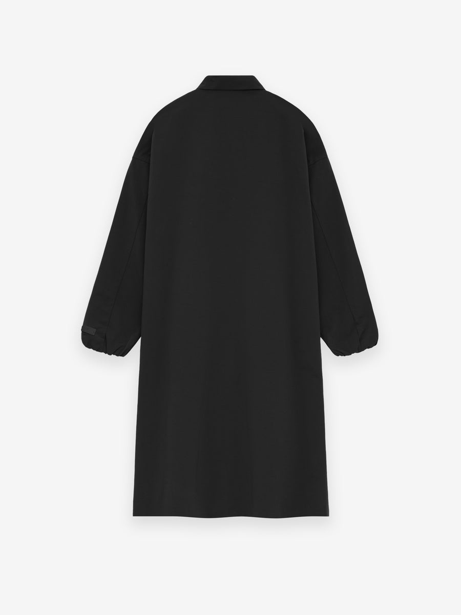 Military Nylon Trench Jacket - 3