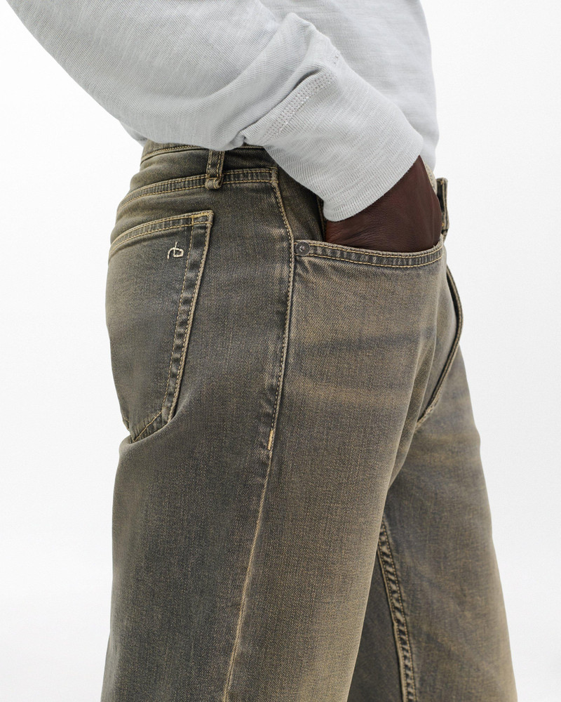 Fit 3 Athletic Jeans Authentic Stretch in Infuse Grey Olive 4