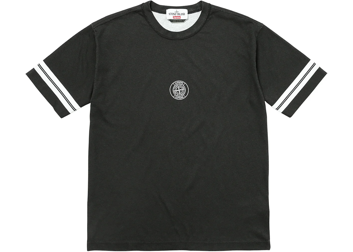 Supreme Stone Island S/S Top Black - 1